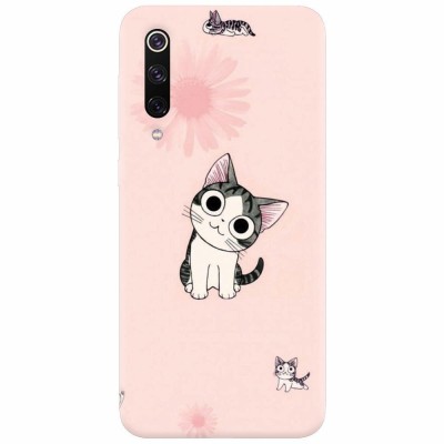 Husa silicon pentru Xiaomi Mi 9, Cute Cat 101 foto