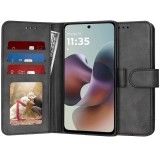 Husa 360 Motorola Moto G56 Asteroid GSM Diary Book, negru