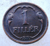 1.416 UNGARIA 1 FILLER 1938 BP, Europa, Bronz