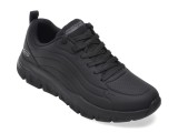 Pantofi sport SKECHERS negri, BOBS B LITE, din piele ecologica
