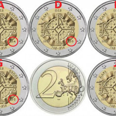 Germania 5 monede comemorative 2 euro 2023 ADFGJ - Carol cel Mare - UNC