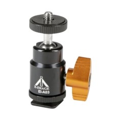 Cap patina rotativ 360 grade cu filet universal 1 4,atasare pe trepied,monopied,camere video - model A03 foto