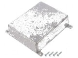 Carcasă ecranare aluminiu naturală 93,5mm x 119mm x 34mm