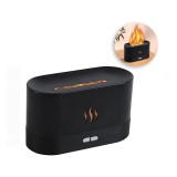 Dispozitiv de aromaterapie cu efect de flacara, 8 culori, USB