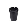 Scrumiera Auto Universala Neagra ALM, Plastic, 8x11cm, Interior Auto