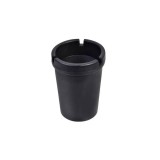 Scrumiera Auto Universala Neagra ALM, Plastic, 8x11cm, Interior Auto