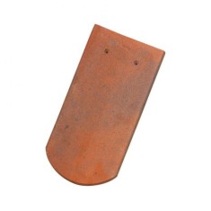 Tiglele ceramice Tondach Solzi cu taietura semicirculara antic foto