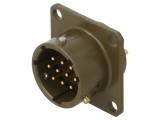 Conector circular soclu tată AMPHENOL PT/451 10 pini 7,5A 600V drept