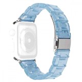 Curea polimer, compatibila Apple Watch 9|8|7|6|5|4|3|2|1 Series, 41mm|40mm|38mm, Glowing Azure