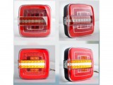 Stop LED Neon 12V Auto, Semnalizare Frana Pozitie Marsalier Ceata, 136x134x58mm