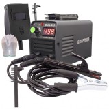 Aparat de sudura invertor MMA, KRAFTNER, 495a, afisaj digital, accesorii incluse, manusi bonus, cablu 1,8m KF-2759