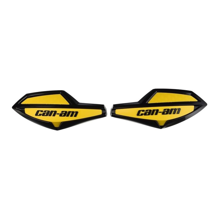 Set deflectoare handguarduri Can-Am BRP negru cu galben
