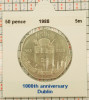 Ireland 50 pence 1988 - Dublin Millennium - km 26 - G011, Europa
