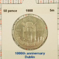 Ireland 50 pence 1988 - Dublin Millennium - km 26 - G011
