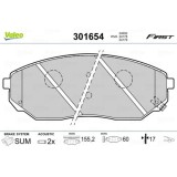 Valeo set placute frana, frana disc First