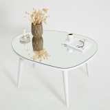 Cumpara ieftin Masa de Cafea Gusto cu Sticla Securizata, 75 x 38 x 55 cm