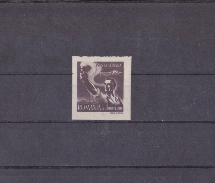M1 TX7 7 - 1947 - Confederatia generala a muncii - cu suprataxa