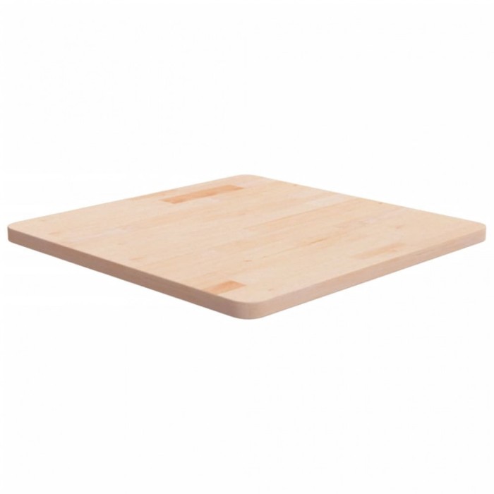 Blat de masă pătrat, 60x60x2,5 cm, lemn masiv stejar netratat