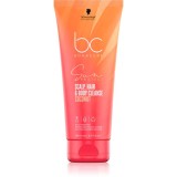 Schwarzkopf Professional BC Bonacure Sun Protect Scalp, Hair &amp; Body Cleanse gel de duș 2 in 1 200 ml