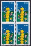 ROMANIA 2000 EUROPA ,STELE - SERIE COMPLETA NESTAMPILATA IN BLOCURI DE 4