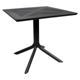 Cumpara ieftin Masa de gradina, neagra, Denton 79,5x79,5x74,5 cm