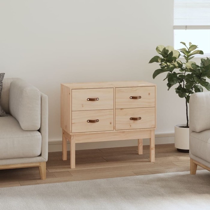 Gossi dulap consola, 90x40x78 cm, lemn masiv de pin