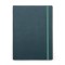 Agenda notes A5 Velvet cu elastic dark emerald