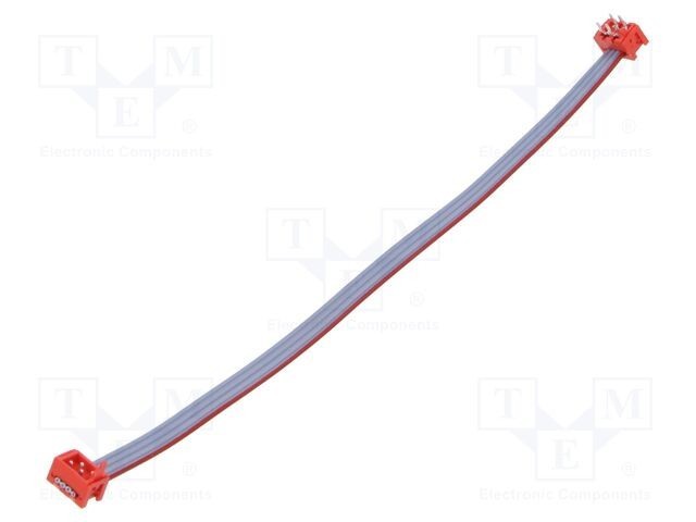 Cablu panglică cu conectori P.cablu-bandă: 1,27mm PIN: 4 2x2