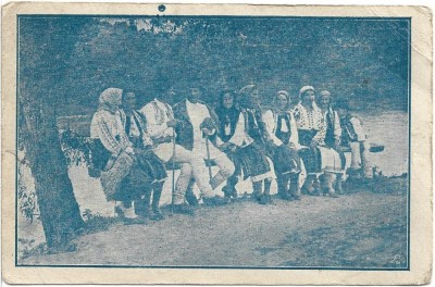 CP739N Port popular rom&amp;acirc;nesc, Iliescu M, carte poștală foto