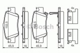 Set placute frana,frana disc TOYOTA AURIS (ZWE18, NZE18, ZRE18) (2012 - 2016) BOSCH 0 986 494 651