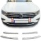 Set de 4 ornamente cromate din inox grila, masca fata pentru VW Tiguan II Facelift din 2020