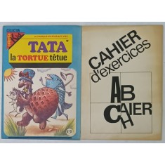 TATA LA TORTUE TETUE , CURS DE LIMBA FRANCEZA PENTRU COPII , 2 VOLUME , 1993