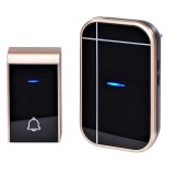 Sonerie Fara Fir/ Wireless SofiaCONCEPT&reg;, 36 Melodii, Alimentare Priza, 1 Receptor, Auriu/Negru
