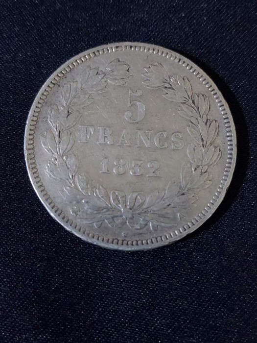 Franța 1832 A - 5 franci - Monedă de argint