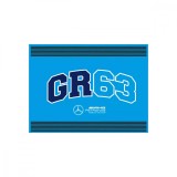 Mercedes AMG Petronas drapel logo George Russell F1 Team 2023 - uniw