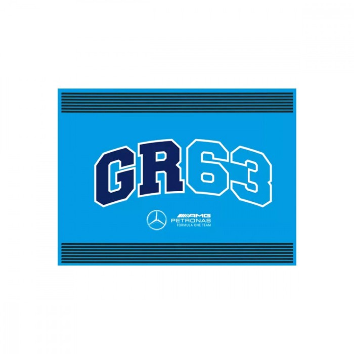 Mercedes AMG Petronas drapel logo George Russell F1 Team 2023 - uniw