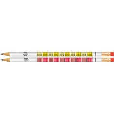 Creion grafit B cu guma tabla inmultirii Eberhard Faber