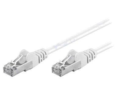 Cablu Patch F/UTP Cat5e 20m alb foto