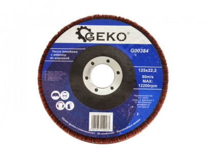 Disc pentru slefuit, 125mm x 22.2, Geko G00384 foto