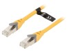Patch Cord Ethernet S/FTP Cat6a PVC Galben 1.5m, Vention