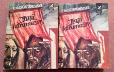 Fratii Karamazov 2 volume. Editura Cartea Romaneasca, 1986 - F.M. Dostoievski foto