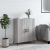 VidaXL Dulap, gri sonoma, 69,5x34x90 cm, lemn compozit