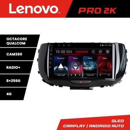 Navigatie Kia Soul 2020- Lenovo Kit-soul 8 core QLED 2K 8+256 360 Android Waze USB Navigatie Internet Youtube Radio CarStore Technology