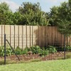 VidaXL Gard plasă de sârmă, antracit, 1,1x10 m, oțel galvanizat
