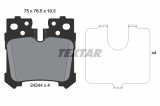 Set placute frana TEXTAR 2424401