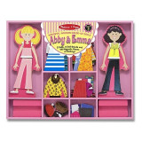 Joc din lemn Imbraca-le pe Abby si Ema, Melissa &amp; Doug