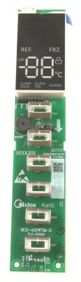 DISPLAY CONTROL PANEL 17131000000983 pentru aparat frigorific MIDEA foto