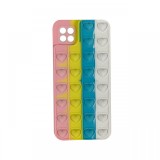 Husa Samsung Galaxy A22 4G Lemontti Heart Pop it Multicolor 2