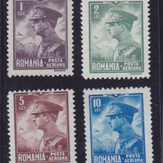 Romania, LP 87/1930, Carol II, Posta aeriana (uzuale), MNH