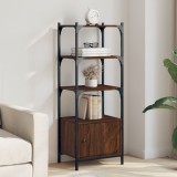 Gossi biblioteca 3 niveluri stejar maro 41x30x109,5 cm lemn prelucrat